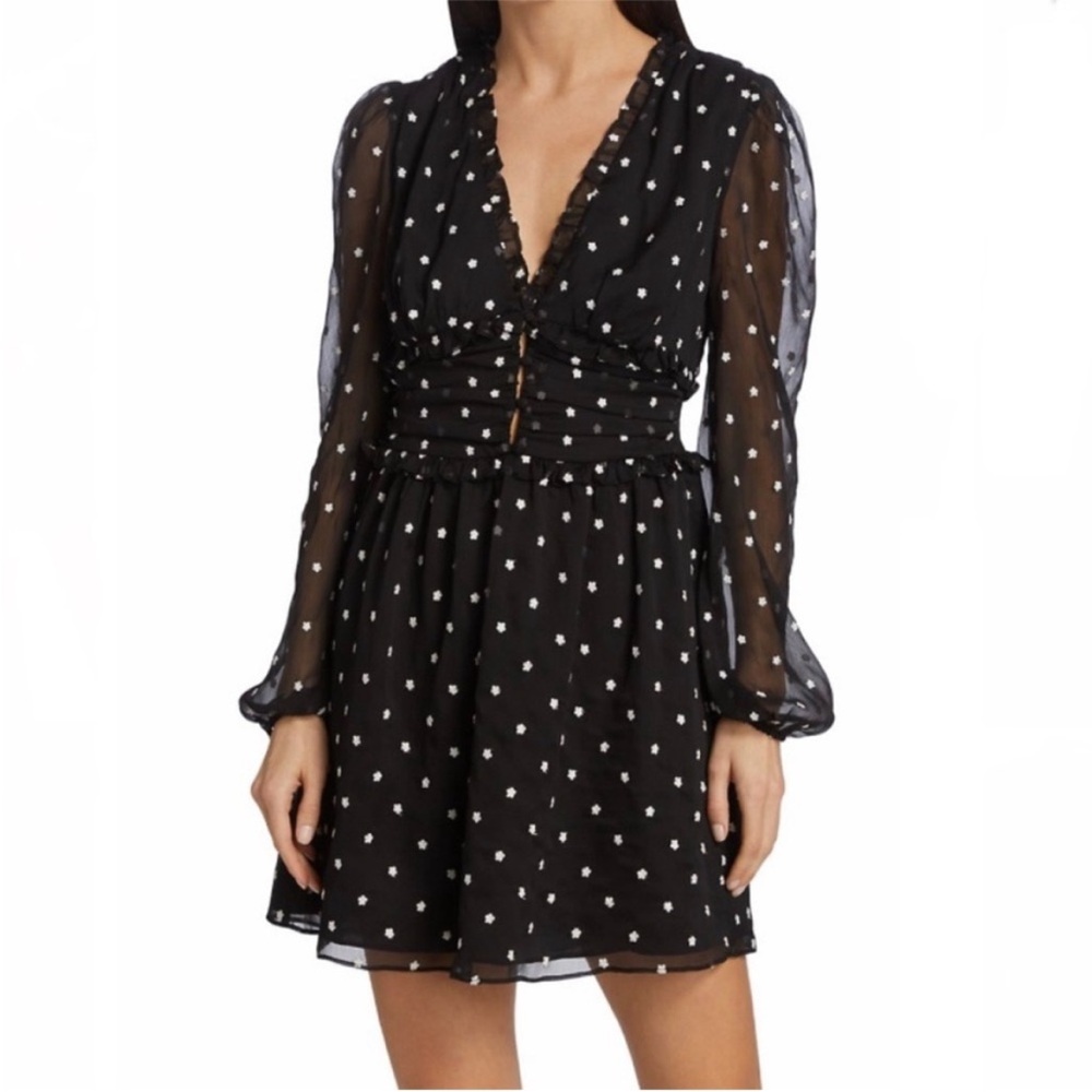 NWOT WAYF Dallas Printed Mini Dress